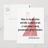Jewish Proverb Briefkaart (Voorkant / Achterkant)