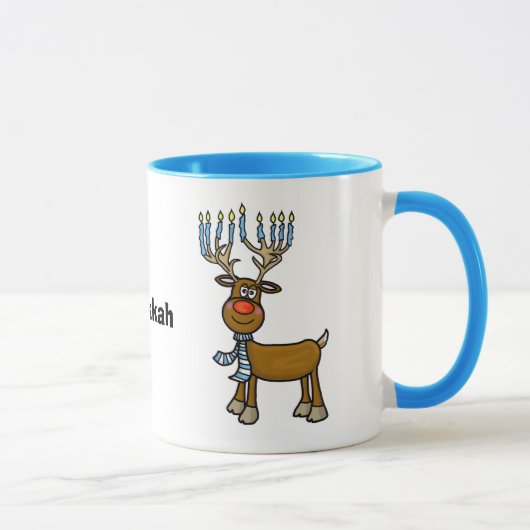 Jewish Rudolph The Reindeer Chrismukkah Mok (Rechts)