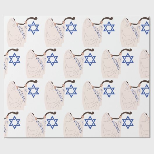 Jewish Shofar Cadeaupapier (Vlak)