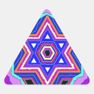 Jewish Star van David Driehoek Sticker