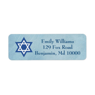 Jewish Star van David Etiket