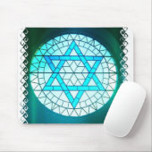 Jewish Star van David Muismat (Met muis)