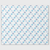 Jewish Star van David Pattern Cadeaupapier (Vlak)