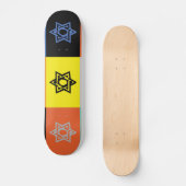 JEWISH STAR VAN DAVID Skateboard (Voorkant)