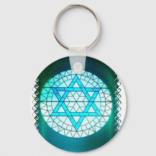 Jewish Star van David Sleutelhanger