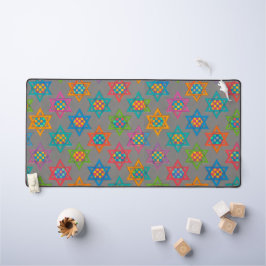 Jewish Stars Designer Desk Mats - Joodse Feestdage Bureaumat