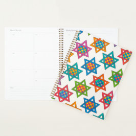 Jewish Stars Designer Jaarlijkse Planner - Geschen