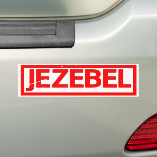 Jezebel Stamp Bumpersticker (Op auto)