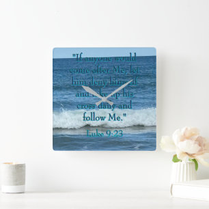 Jezelf ontkennen vierkante klok