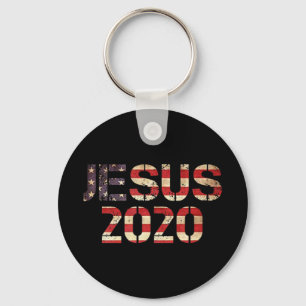 Jezus 2020 Christelijke verkiezingsjaar President  Sleutelhanger