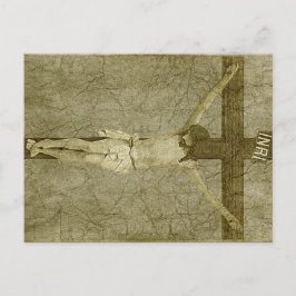 Jezus aan het kruis briefkaart