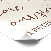 Jezus aan het kruis met de doornenkroon perfect poster (Hoek)