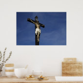 Jezus aan het kruis poster (Keuken)