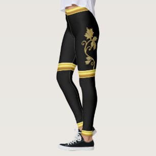 Jezus aan je deur in gouden folie en zwart leggings