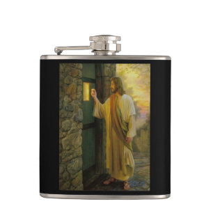 Jezus aan je Vintage Heupfles