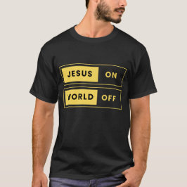 Jezus, AAN. Wereld, UIT T-shirt