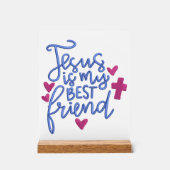 Jezus Acryl Bord (Voorkant)