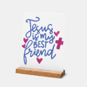 Jezus Acryl Bord (Hoek)