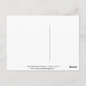 Jezus afgewezen bij Briefkaart Nazareth (Achterkant)