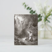 Jezus Agony in het Briefkaart van de tuin (Staand voorkant)