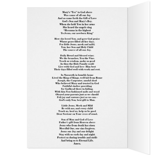 Jezus, al onze vreugde en zegeningen (Binnen (Links))