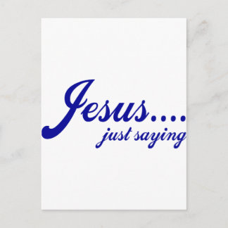 Jezus...alleen gezegde briefkaart