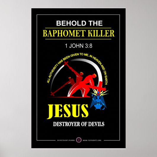 Jezus - Baphomet Killer Poster (Voorkant)