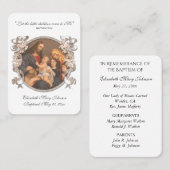 Jezus Baptisme Herdenking Religieuze Keepslag Plaa Plaatskaartje (Voorkant / Achterkant)