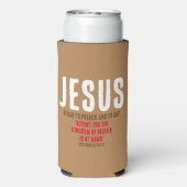 "JEZUS begon te prediken." Matteüs 4:17 - Chocolad (Seltzer Achterkant)