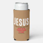 "JEZUS begon te prediken." Matteüs 4:17 - Chocolad (Seltzer Voorkant)