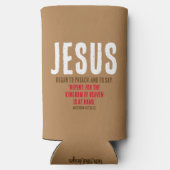 "JEZUS begon te prediken." Matteüs 4:17 - Chocolad (Achterkant)