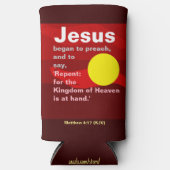 Jezus begon te preken. Matteüs 4:17 Zonsondergang (Voorkant)