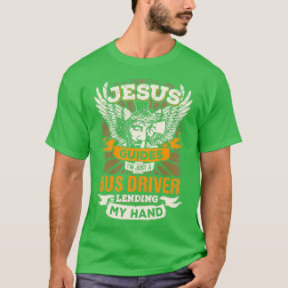 Jezus bestuurt Ix27m enkel een busbestuurder T-shirt