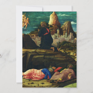 Jezus bidt in de Hof van Gethsemane Kaart