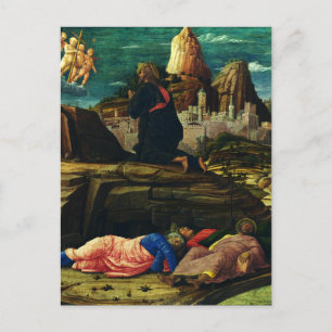Jezus bidt in de tuin van Gethsemane Briefkaart