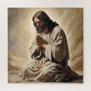 Jezus bidt puzzel
