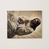 Jezus bidt puzzel legpuzzel (Horizontaal)