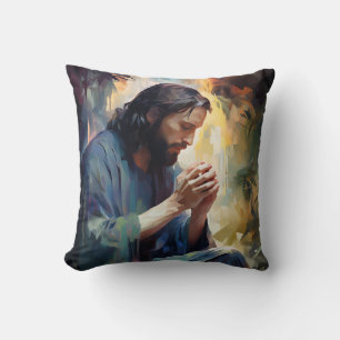 Jezus bidt Sierkussen