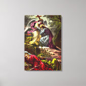 Jezus bij Gethsemane Wrapped Canvas Afdruk (Voorkant)