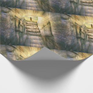 Jezus bij Legty Tomb Paasheropleving Cadeaupapier