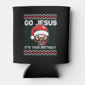 Jezus Birthday Team Jezus Kerstmis Blikjeskoeler (Voorkant)