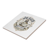 Jezus Blauwdruk Architect Plan Jezus Blauwdruk Boo Tegeltje (Zijkant)