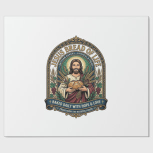 Jezus Brood Van Leven Jezus Brood Leven Bakkerij C Cadeaupapier