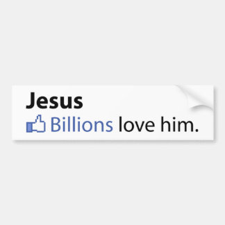 Jezus Bumpersticker