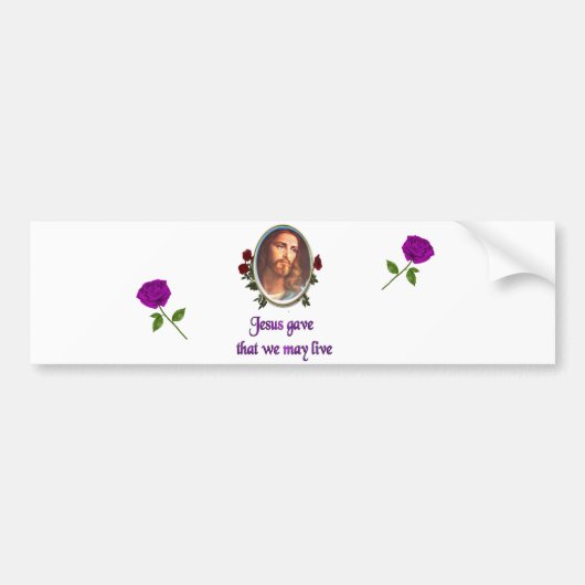 Jezus Bumpersticker (Voorkant)