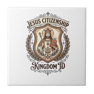  Jezus Burgerskap Koninkrijk ID Jezus Burgerskap V Tegeltje