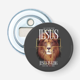 Jezus Button Flesopener