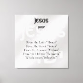 Jezus Canvas Afdruk (Voorkant)