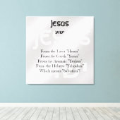 Jezus Canvas Afdruk (Insitu (Houten vloer))