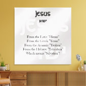 Jezus Canvas Afdruk (Insitu (Woonkamer))